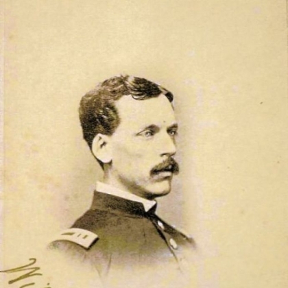 A photo of Major William Harris, who served at the Allegheny Arsenal during the Civil War, from Soldiers & Sailors Memorial Hall and Museum.