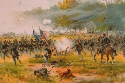 "Battle of Antietam" by Thure de Thulstrup, circa 1887.